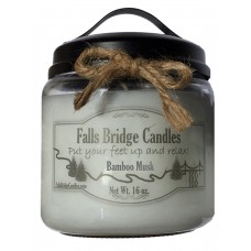 FallsBridgeCandles Bamboo Musk Scented Jar Candle FLBG1099